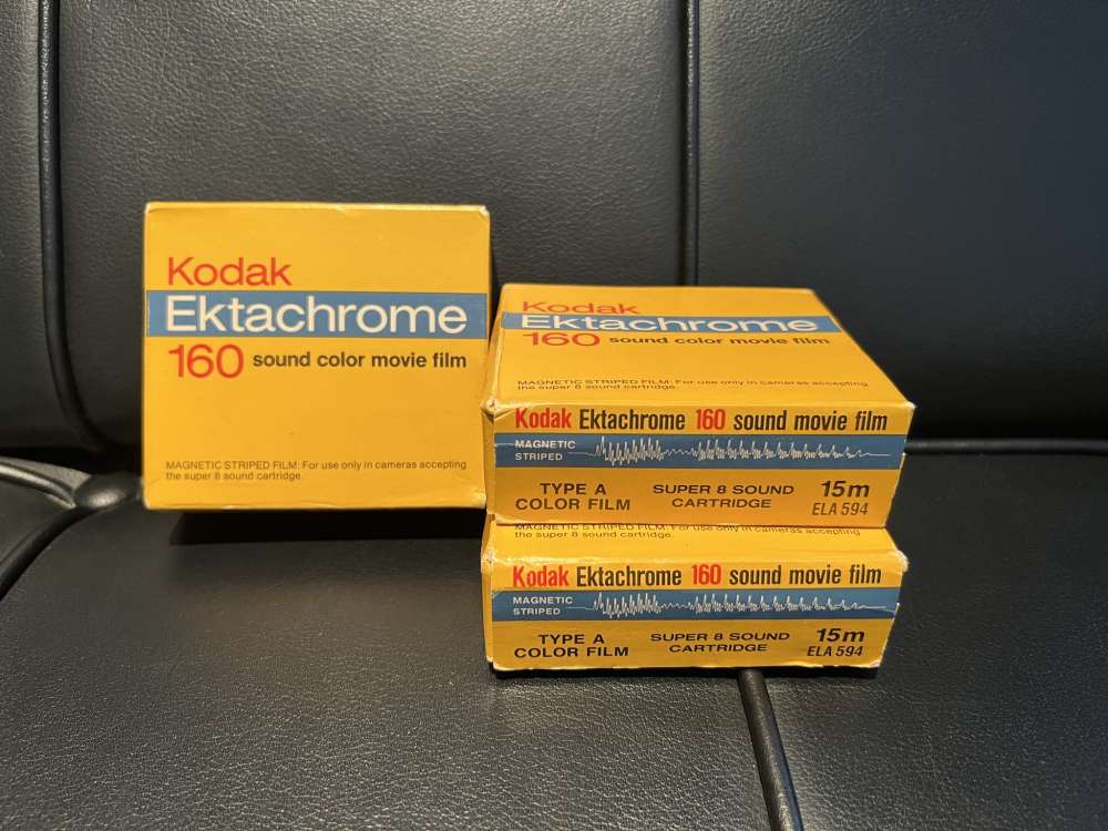 Expired Kodak Ektachrome 160 sound color movie film Type A