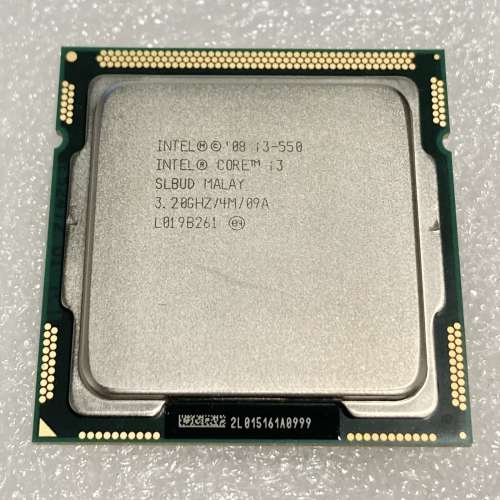 新淨 Intel® Core™ i3-550 Dual-Core CPU 3.2GHz 雙核 處理器