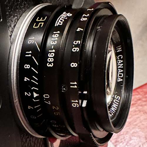 Leica summicron 35mm f2 七枚玉虎爪(1913-1983 70周年紀念特別版