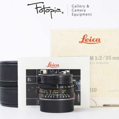 || Leica Summicron-M 35mm F2 - Black / v4 / 7 Elements / Germany ||