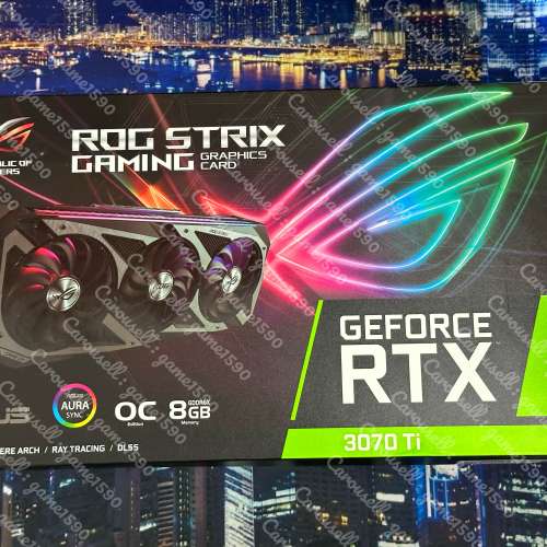 Asus ROG STRIX RTX3070ti 8GB GDDR6x #Gaming #Display card