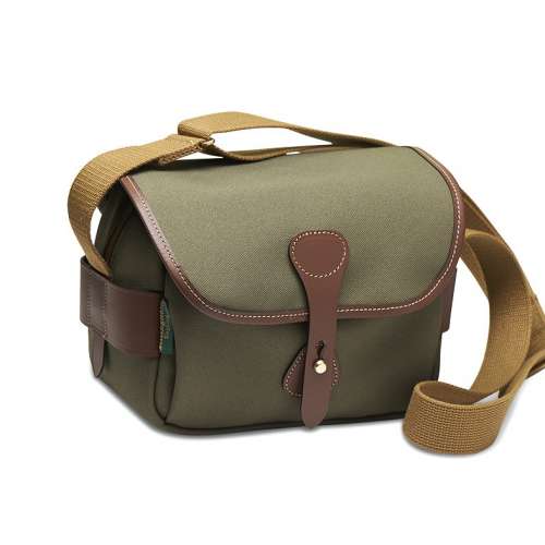 Brand New  - Billingham S2 Camera Bag (Sage FibreNyte/Chocolate Leather)