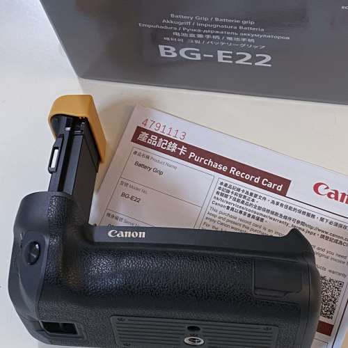 Canon EOS R 跟 Battery Grip BG-E22