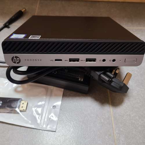 掌上電腦HP Prodesk 600 G4 i5-8500T (6核) 8GB Ram 256GB SSD Mini PC Win11 可以...