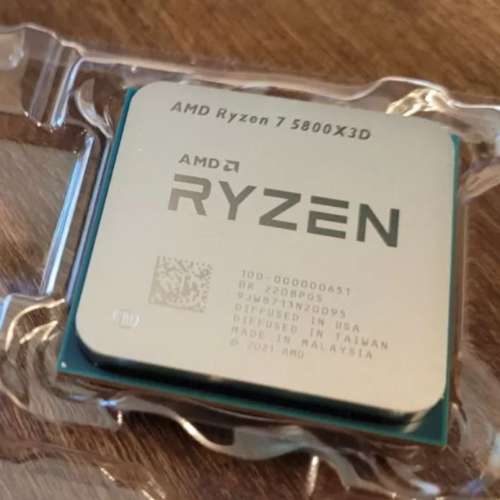 買賣全新及二手CPU, 電腦- AMD 5800X-3D (全新品Tray) 現貨發售黃金舖