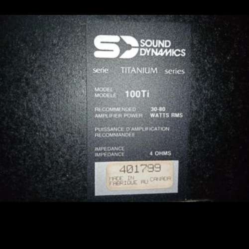 SD sound dynamic 100ti ..有網..