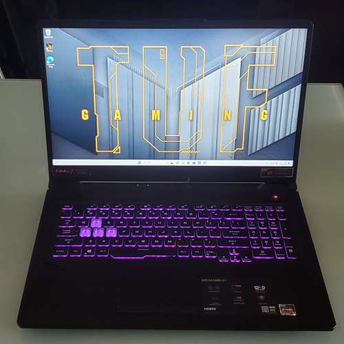 ASUS TUF A17 Ryzen 5800H 16GB/512GB SSD/RTX3070/17.3 144Hz 行貨