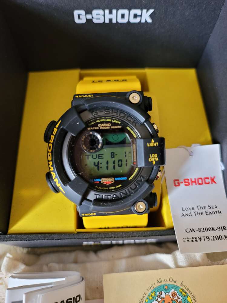 買賣全新及二手電子錶, 手錶- GW-8200K-9JR 全新G-SHOCK FROGMAN 蛙人