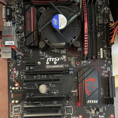 Intel Core i5-7400 配 MSI H170 Gaming M3 加 Adata 8GB DDR4 Ram x 1