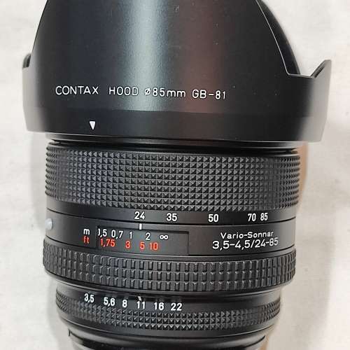 Contax 24-85/3.5-4.5 Vario-Sonnar for Canon EF / Canon RF / Sony FE