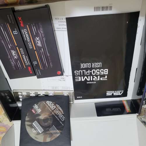 Asus prime B550 plus 連16gb ram