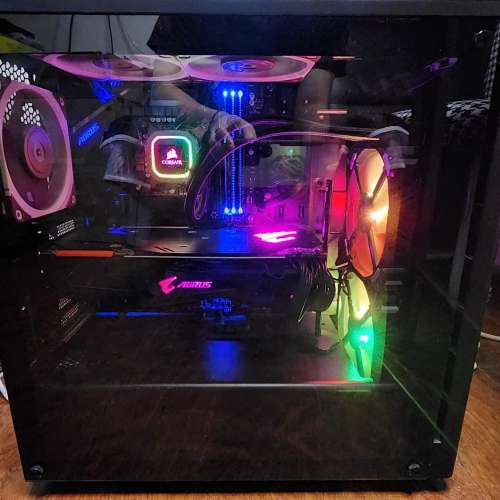 i7-9700K + AOURS 2080 Super 遊戲主機 送Audio Interface＋監聽喇叭