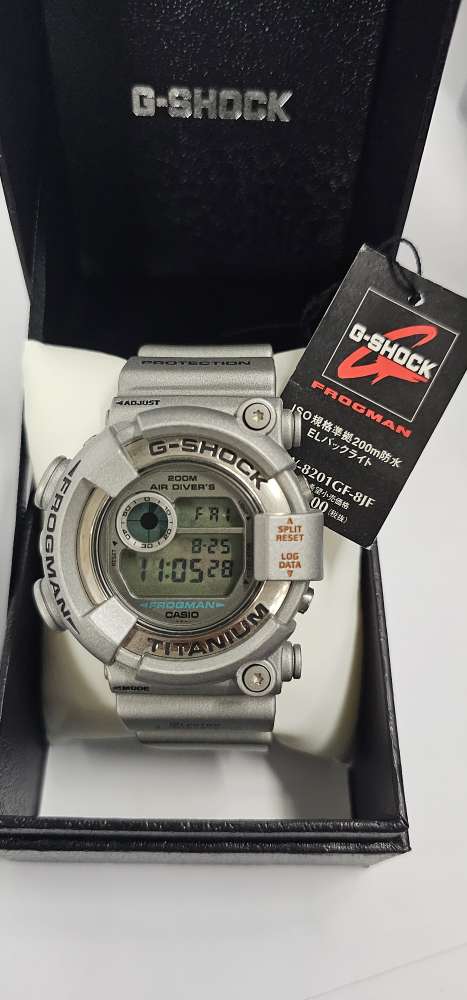 買賣全新及二手電子錶, 手錶- Casio G-Shock frogman DW-8201GF-8JF