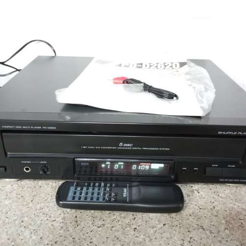 TEAC PD-D2620 is a 5-disc changer CD Player - 二手或全新音響組合, 影音產品 - DCFever.com