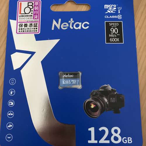 全新 netac 128G microsd card