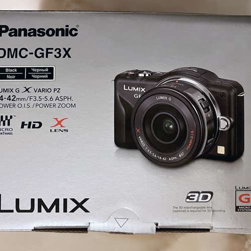 Panasonic Lumix DMC-GF3X G X VARIO PZ 14-42mm F3.5-5.6 ASPH. Power O.I.S. 套裝