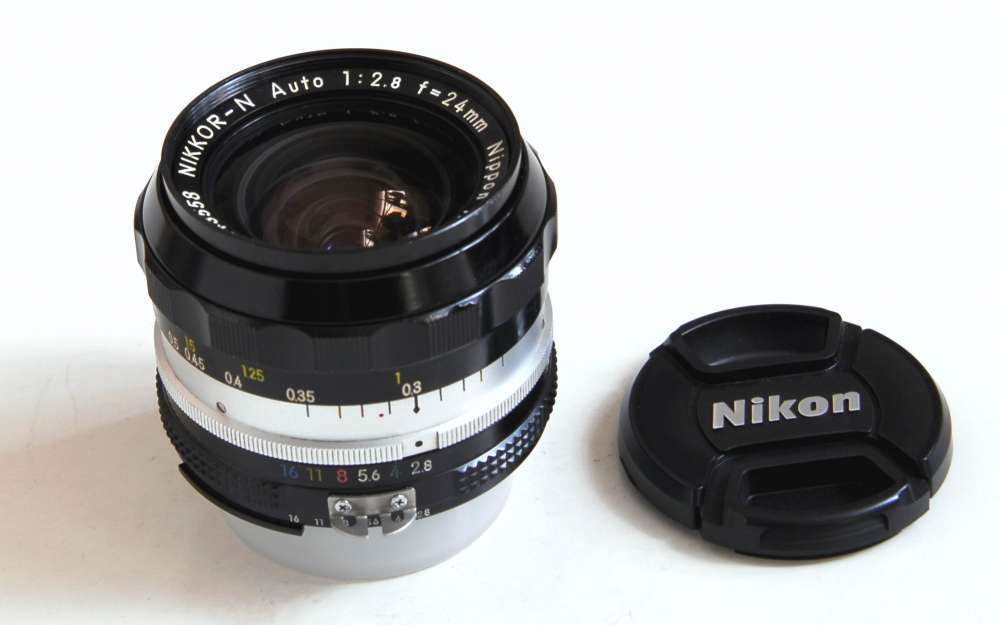 買賣全新及二手手動對焦鏡頭, 攝影產品- Nikon 24mm f2.8 NIKKOR-N