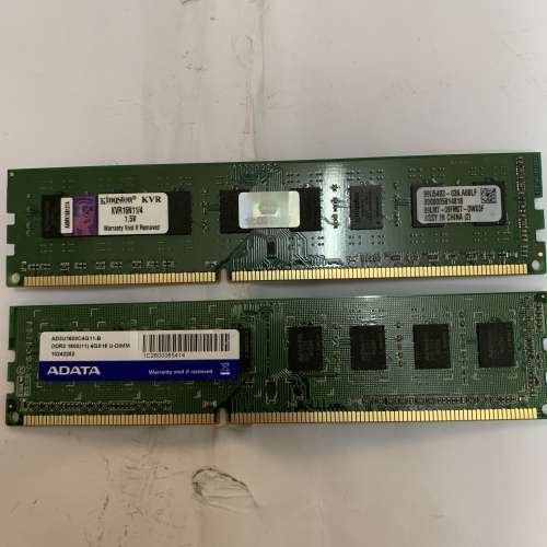Kingston 4G + ADATA 4G DDR3-1600