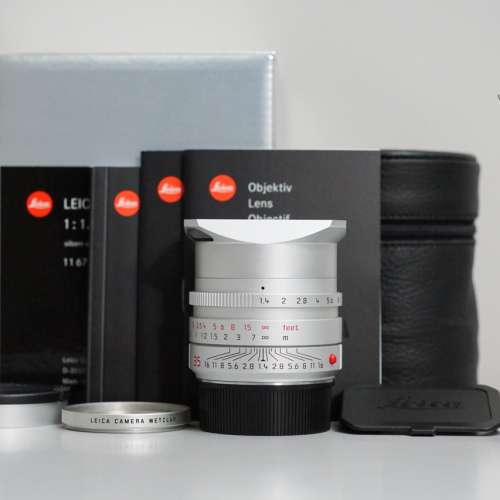 [FS] *** Leica Summilux-M 35mm F1.4 ASPH FLE Lens - Silver 銀色 (11675) ***