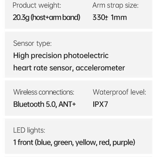 100%New IGPSPORT HR70 Heart Rate Monitor Armband HRM