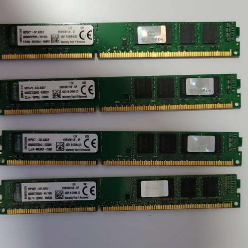 Kingston DDR3 1600Mhz 32GB (8GB x 4) Desktop Ram