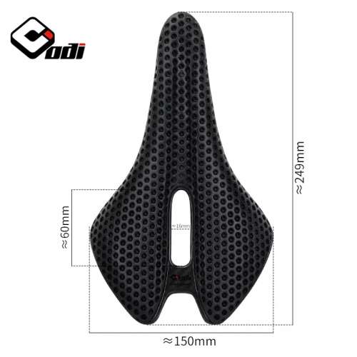 ODI Carbon Fiber 3D Printing Bike Saddle 150mm 180g
