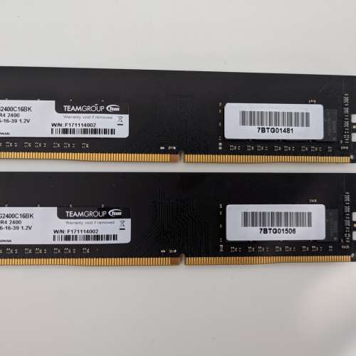 Team Group DDR4 2400 8GB x 2 = 16GB