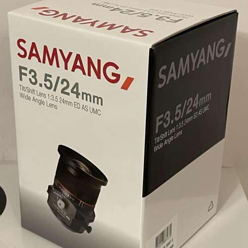 samyang 24mm f3.5 tilt shift Sony e-Mount (not canon ts-e)