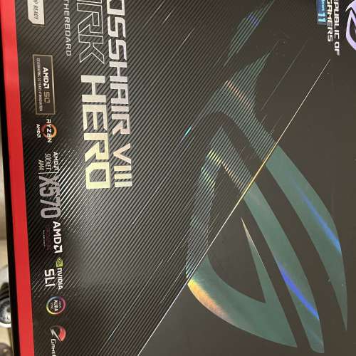Asus Rog crosshair dark hero + AMD 5900x