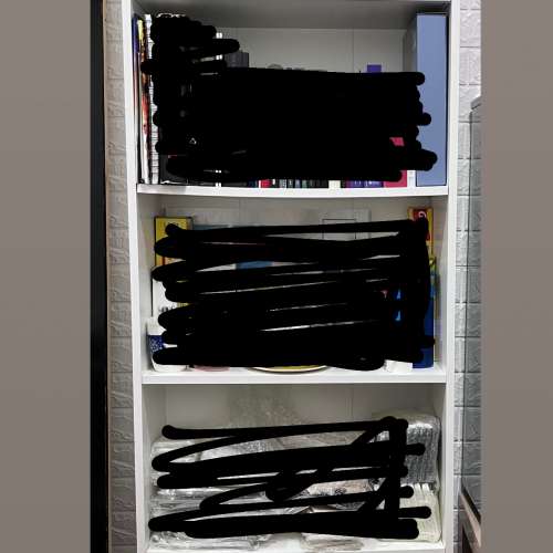 書架 5隔 落地收納櫃 展示櫃 多用途置物架