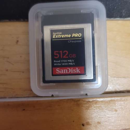 Sandisk Extreme Pro CFexpress Type B 512 GB with Card Reader