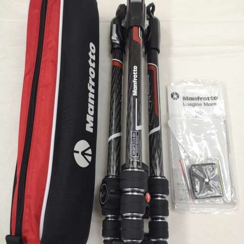 Manfrotto Befree Advanced Carbon Twist Tripod Kit (MKBFRTC4-BH)(碳纖維旅行三腳...