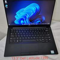 13.3" Latitude 7390 Dell 16g ram 256g SSD 1920x1080 Screen