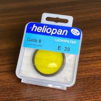 全新 Heliopan Yellow 8 39mm colour filter