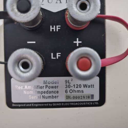 quad 9l2 二手或全新揚聲器, 影音產品
