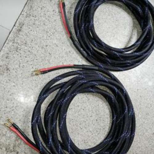 Venus speaker cable 3.9米1對 蕉頭