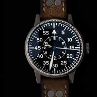 90% new 原裝 Laco Paderborn 024 Automatic 42mm 最佳德國飛行員手錶有盒