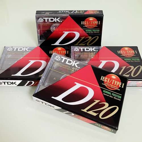 DK D120 High Output Precision Cassette Tapes  4 Pack 高質素錄音帶四盒