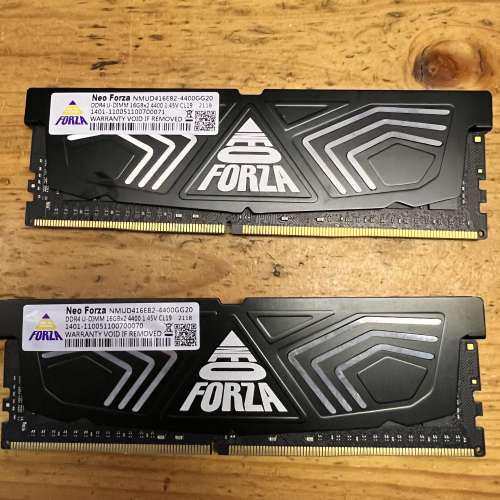 Neo Forza DDR4 4400MHz CL19 16GB x 2