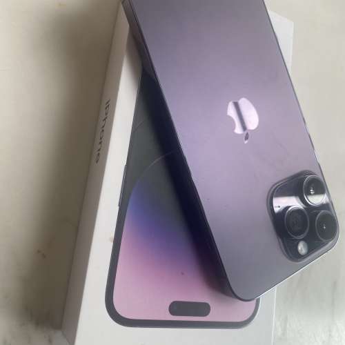 99%新、iPhone 14 Pro Max 256 深紫色/ 黑色共兩部 平賣