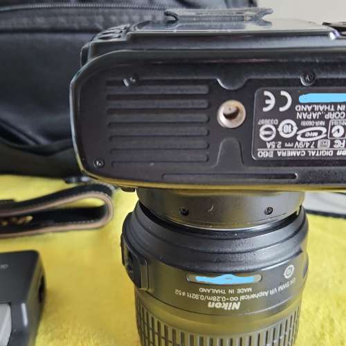 放90%新無崩花NIKON D60單鏡機套裝連18-55mm 3.5-5.6G VR DX鏡=$900
