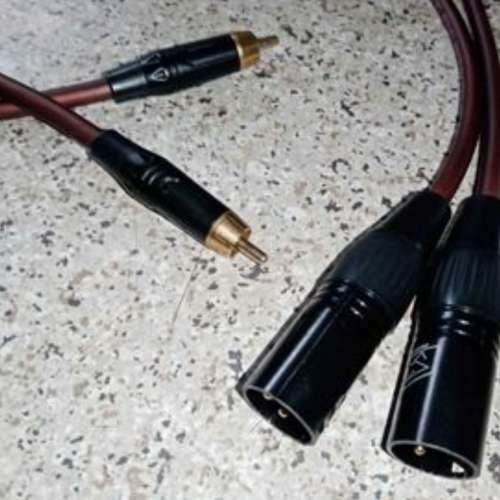 Low noise cable 1米～rca轉平行