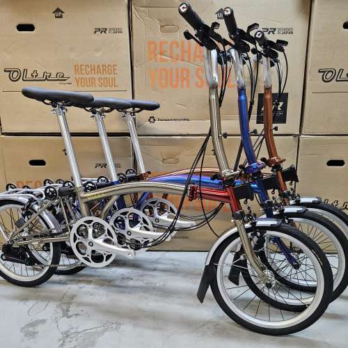 《快閃開倉優惠》Oltre Arabi - 6速 (內3外2) 16吋 鉻鉬鋼摺車 (附助行貨架)