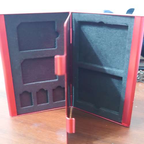 全新金屬記憶卡收納盒