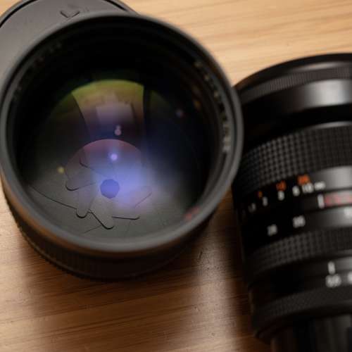 Contax RX + 28-70mm + 85mm f1.4 Zeiss T* sony canon nikon