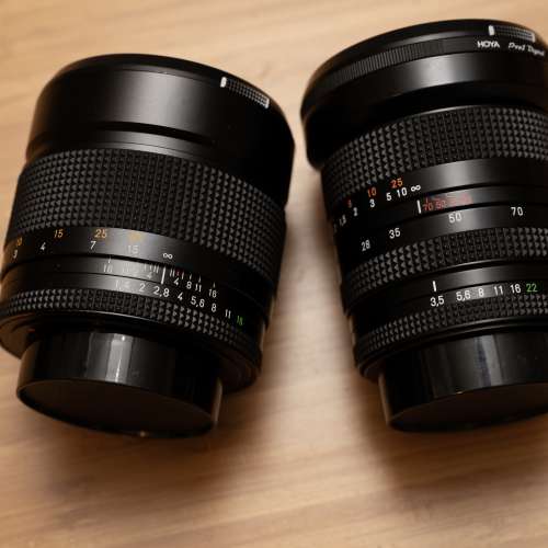 Contax RX + 28-70mm + 85mm f1.4 Zeiss T* sony canon nikon