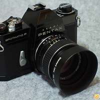 收藏級 Pentax Spotmatic F 鋼琴黑 (M42) 全機械菲林相機 / SMC 50mm F1.4 大光圈標...