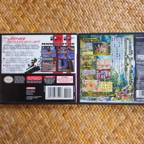 NDS mario賽車美版及聖劍傳日版說齊說明書全部100元 面交 MTR Sham Shui Po Station...