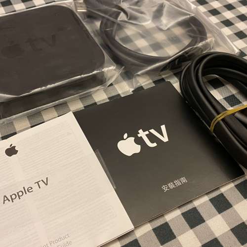 Apple TV Series 3 第三代機頂盒 行貨 90%新 機面有使用痕跡 沒有搖控器 可用iPhone...