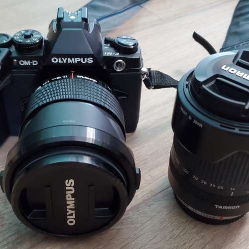 Olympus OM-D EM-1 w/ 12-40mm Pro 2.8 & Tamron 14-150mm M43 lens